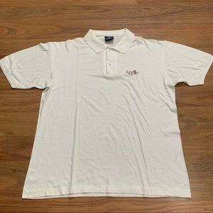 Vintage Apple 1 Original Appl1e Logo Polo Shirt Adult XL